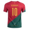 Officiële Voetbalshirt Portugal Bernardo 10 Thuis WK 2022 - Heren